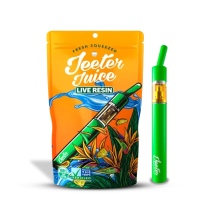 Divine Storm Jeeter Live Rosin solventless cannabis concentrate crafted from fresh frozen flower, featuring a rich terpene profile, high potency, and smooth flavorful vapor.