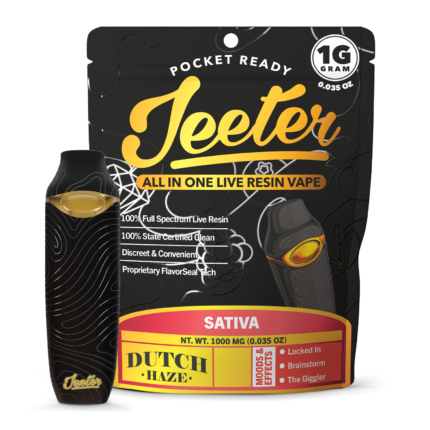 Dutch Haze Live Resin Vape by Jeeter – Premium Cannabis Vape Cartridge