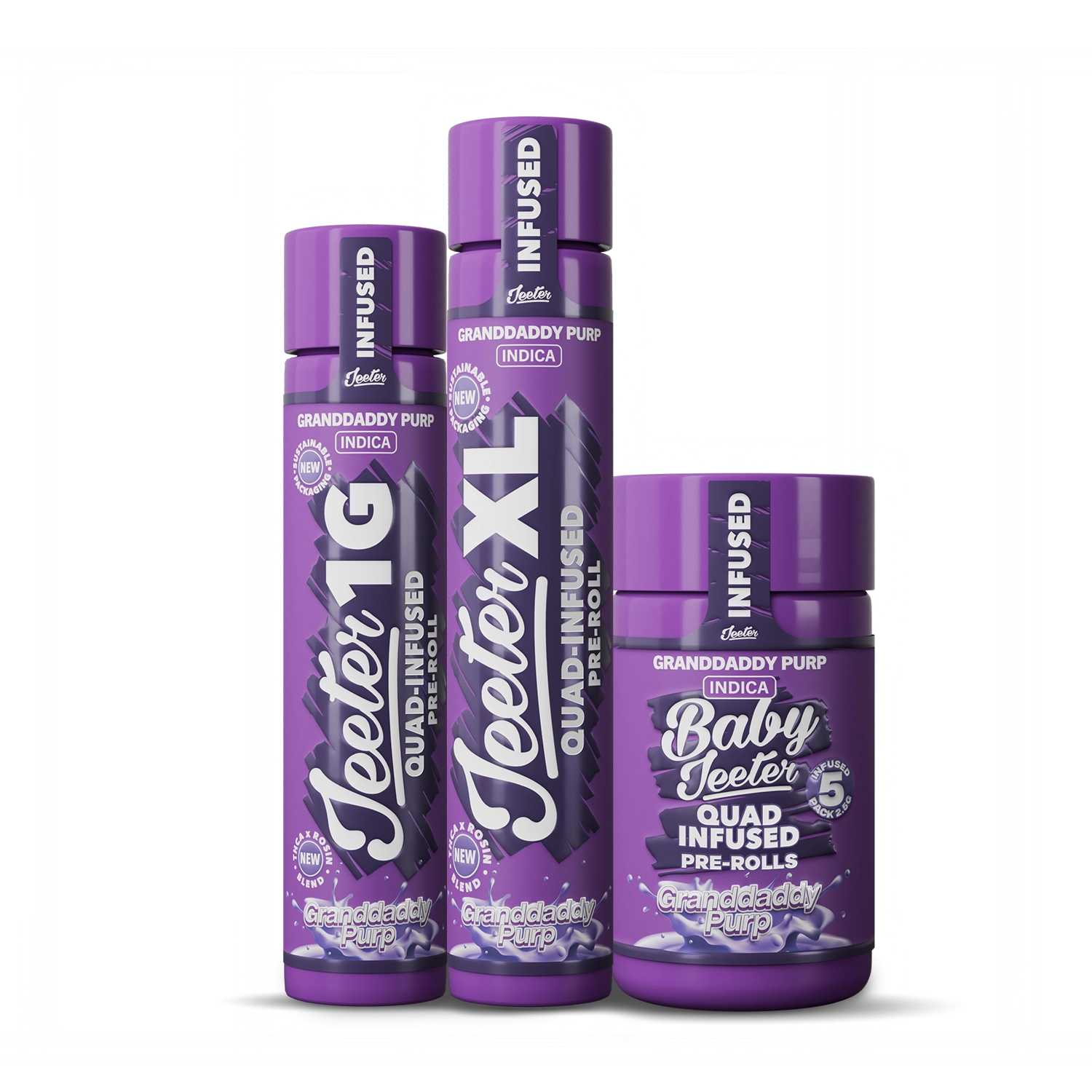 Granddaddy Purp, Infused Pre-Roll, Cannabis Pre-Roll, Premium Infused Pre-Roll, Indica Cannabis Strain, Fruity Cannabis Strain, High Potency Pre-Roll, Terpene Rich Cannabis, Top Shelf Cannabis. Granddaddy Purp Infused Pre-Roll – Premium Cannabis Infused Joint