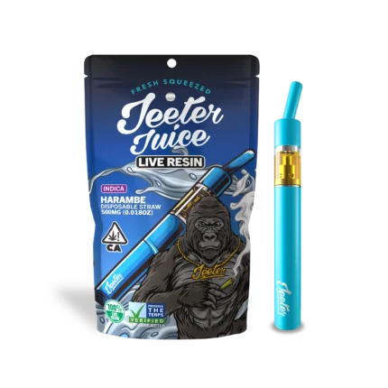 Harambe Jeeter Live Rosin solventless cannabis concentrate made from fresh frozen flower, delivering high potency, rich terpene profile, and smooth flavorful vapor.