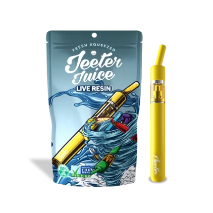 Hurricane Jeeter Live Rosin solventless cannabis concentrate crafted from fresh frozen flower, delivering rich terpene flavor, high potency, and smooth clean vapor.