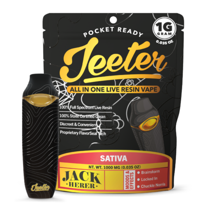 Jack Herer Live Resin Vape by Jeeter – Premium Cannabis Vape Cartridge