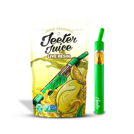 Lemon OG Jeeter Live Rosin solventless cannabis extract crafted from fresh frozen flower, delivering citrus-forward terpenes, high potency, and smooth clean vapor.