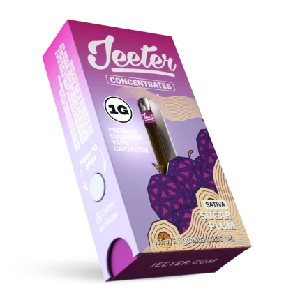 Sugar Plum vape concentrate featuring sweet fruit-inspired terpene flavor, crafted for smooth vapor production and a rich aromatic profile.